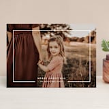 "Enclosed" - Retired Holiday Cards in Linen by Rochelle Renee - Front