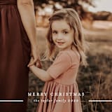 "Enclosed" - Retired Holiday Cards in Linen by Rochelle Renee - Close-Up