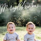 "Chirography" - Retired Holiday Cards in Snowflake by Rebecca Daublin - Close-Up