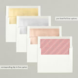 "Joy All Around" - Retired Holiday Cards in Peppermint by Ekko Studio - Envelope Liners