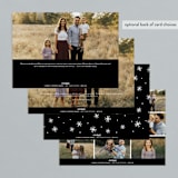 "Archival" - Retired Holiday Cards in Jet by Sandra Picco Design - Back of Card