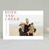 "Editorially" - Retired Holiday Cards in Berry by Julie Murray - Front