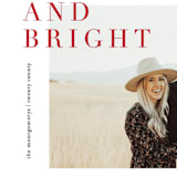 "Editorially" - Retired Holiday Cards in Berry by Julie Murray - Close-Up