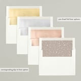 "snowcap" - Retired Holiday Cards in Pearl by Angela Marzuki - Envelope Liners