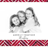 "Merrily Together" - Retired Holiday Cards in Crimson by Susan Moyal - Close-Up