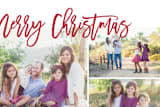 "Southern Charm" - Retired Holiday Cards in Cranberry by Shari Margolin - Close-Up