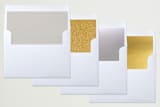 "Delicate Wonder" - Retired Holiday Cards in Snow by Sarah Curry - Envelope Liners
