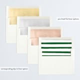 "Bold Merry + Bright" - Retired Holiday Cards in Emerald by Elsa Duncan - Envelope Liners