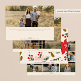 "Imprint" - Retired Holiday Cards in Buttercream by Genna Blackburn - Back of Card