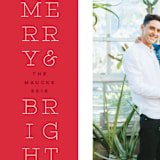 "bright stack" - Retired Holiday Cards in Cherry Bomb by Design Lotus - Close-Up