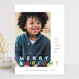 "the happy minimalist" - Retired Holiday Cards in Rainbow by Design Lotus - Front