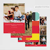 "the happy minimalist" - Retired Holiday Cards in Rainbow by Design Lotus - Back of Card