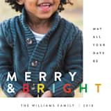 "the happy minimalist" - Retired Holiday Cards in Rainbow by Design Lotus - Close-Up