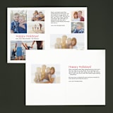 "Cherry Merry" - Retired Holiday Cards in Cherry by Denise Malacrea - Interior Options