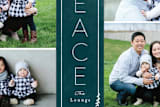 "Framed Peace" - Retired Holiday Cards in Midnight by Brianne Larsen - Close-Up