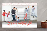 "Wonderous" - Retired Holiday Cards in Cherry by Kayla King - Front