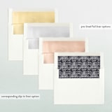 "Bold Diamond" - Retired Holiday Cards in Midnight by Katharine Watson - Envelope Liners