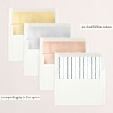 "Modern Pine Frame" - Retired Holiday Cards in Forest by Gwen Bedat - Envelope Liners