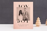 "Classic Joy" - Retired Holiday Cards in Old Rose by Magdalena Earnest - Front
