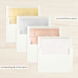 "Merry Shimmer" - Retired Holiday Cards in Rouge by Kristen Smith - Envelope Liners