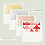 "cozy" - Retired Holiday Cards in Snow by Carly Reed Walker - Envelope Liners