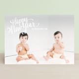 "Merry Scriptmas" - Retired Holiday Cards in Snow by Rebecca Daublin - Front