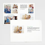 "Peace Love Joy Hope" - Retired Holiday Cards in Candy Floss by fatfatin - Interior Options