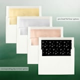 "All Chalked Up" - Retired Holiday Cards in Winter by Design Lotus - Envelope Liners