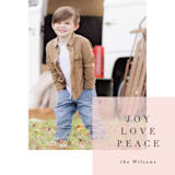 "spacious" - Retired Holiday Cards in Blush by Carrie ONeal - Close-Up