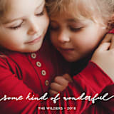 "some kind of wonderful" - Retired Holiday Cards in Cloud by Carol Fazio - Close-Up