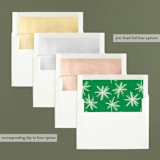 "some kind of wonderful" - Retired Holiday Cards in Cloud by Carol Fazio - Envelope Liners