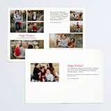"Graphic Joy" - Retired Holiday Cards in Merlot by Kristie Kern - Interior Options
