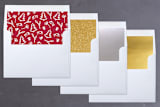 "Meowy Everything" - Retired Holiday Cards in First Snow by Loree Mayer - Envelope Liners