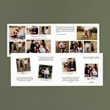 "Santa's Pet" - Retired Holiday Cards in Cherry by Pixel and Hank - Interior Options