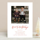 "Merry Move" - Retired Holiday Cards in Maple Leaf by Julie Murray - Front