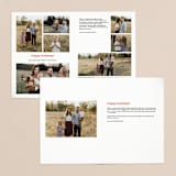 "Merry Move" - Retired Holiday Cards in Maple Leaf by Julie Murray - Interior Options