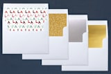 "confetti song" - Retired Holiday Cards in Candy Cane by Robin Ott - Envelope Liners