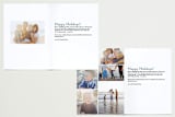 "Painted Pine" - Retired Holiday Cards in Navy by Kelly Nasuta - Interior Options