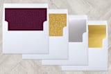 "Happiest of Holidays" - Retired Holiday Cards in Wine by Kerry Doyle - Envelope Liners