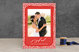 "Speckled Border" - Retired Holiday Cards in Pointsettia by Kerry Doyle - Front