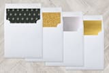 "Gilded Frames" - Retired Holiday Cards in Snow by Jenn Reed - Envelope Liners