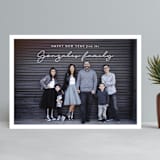 "holiday signature" - Retired Holiday Cards in Linen by Kasia Labocki - Front