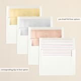 "Happy Holidays Pencil" - Retired Holiday Cards in Poinsettia by Elsa Duncan - Envelope Liners