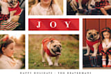 "Candy Cane Joy" - Retired Holiday Cards in Cherry by Ellis - Close-Up