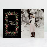 "Christmas Cactus" - Retired Holiday Cards in Pomegranate by Susan Moyal - Front