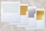 "Laughing All the Way" - Retired Holiday Cards in Frost by Rebecca Daublin - Envelope Liners