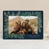 "Evergreen Variety" - Retired Holiday Cards in Teal by Alethea and Ruth - Front