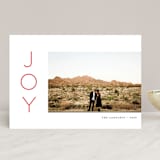 "Festive Joys" - Retired Holiday Cards in Candy Cane by Little Print Design - Front