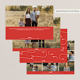 "encompassing" - Retired Holiday Cards in Crimson by Jennifer Wick - Back of Card