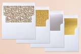 "blanc noel" - Retired Holiday Cards in Cocoa by Bonjour Paper - Envelope Liners